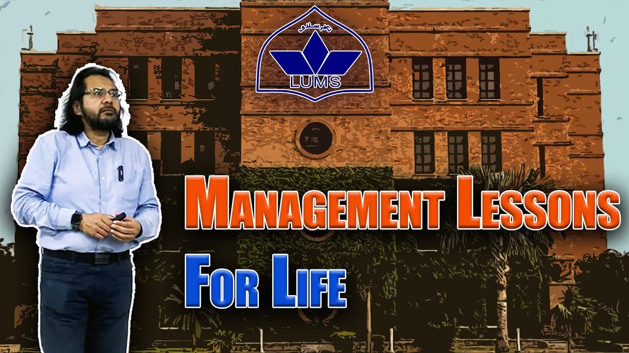 Management Lessons for Life - A Personal Journey of Learning